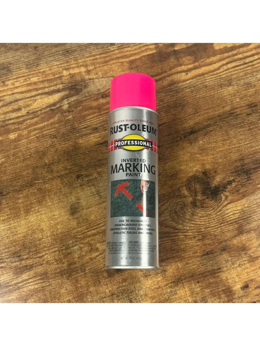 Rust-Oleum Professional Inverted Marking Paint Fluorescent Pink 15oz NEW